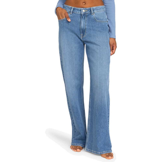 Roxy Γυναικείο παντελόνι Surf On Cloud - Wide Leg Denim Pant for Women Roxy Γυναικείο παντελόνι Surf On Cloud - Wide Leg Denim Pant for Women